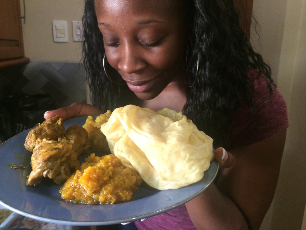 Trinidad Carnival 2016 - Chicken Roti w/ Pumpkin