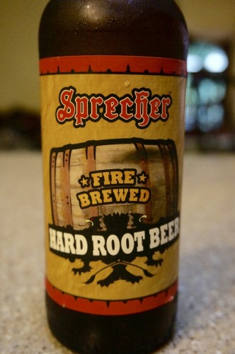 Bottle Closeup - Sprecher Fire Brewed Hard Root Beer