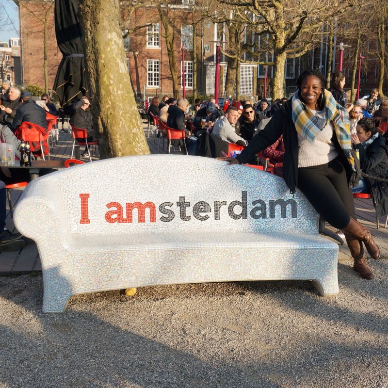 IAMAmsterdam Bench